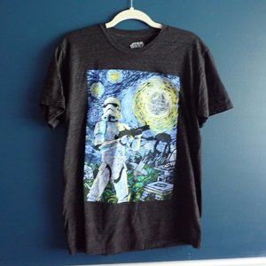 Star Wars, Storm Trooper Van Gogh T-Shirt, Medium